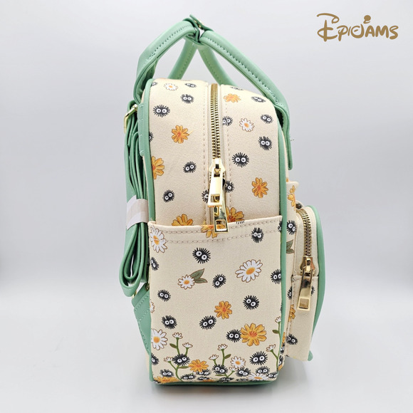 Studio Ghibli My Neighbor Totoro Soot Sprites Coin Pouch Mini Backpack Bag New - Picture 4 of 5